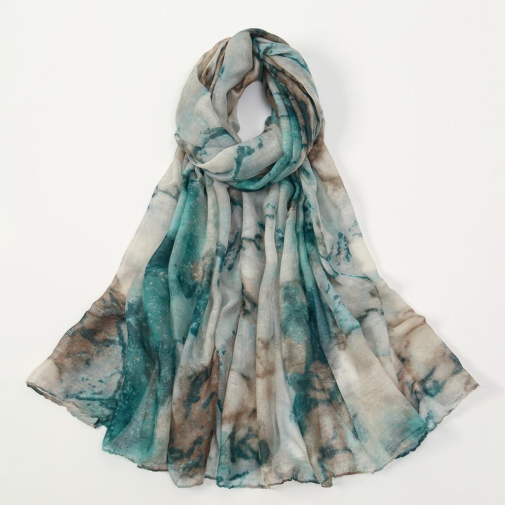 Neuer Hijab mit Leopardenmuster Atmungsaktiv Leichtgewicht Weich Baumwolle Rayon Viskose Gewebt Modal Muslimischer Damen Schal Hijab Tuch