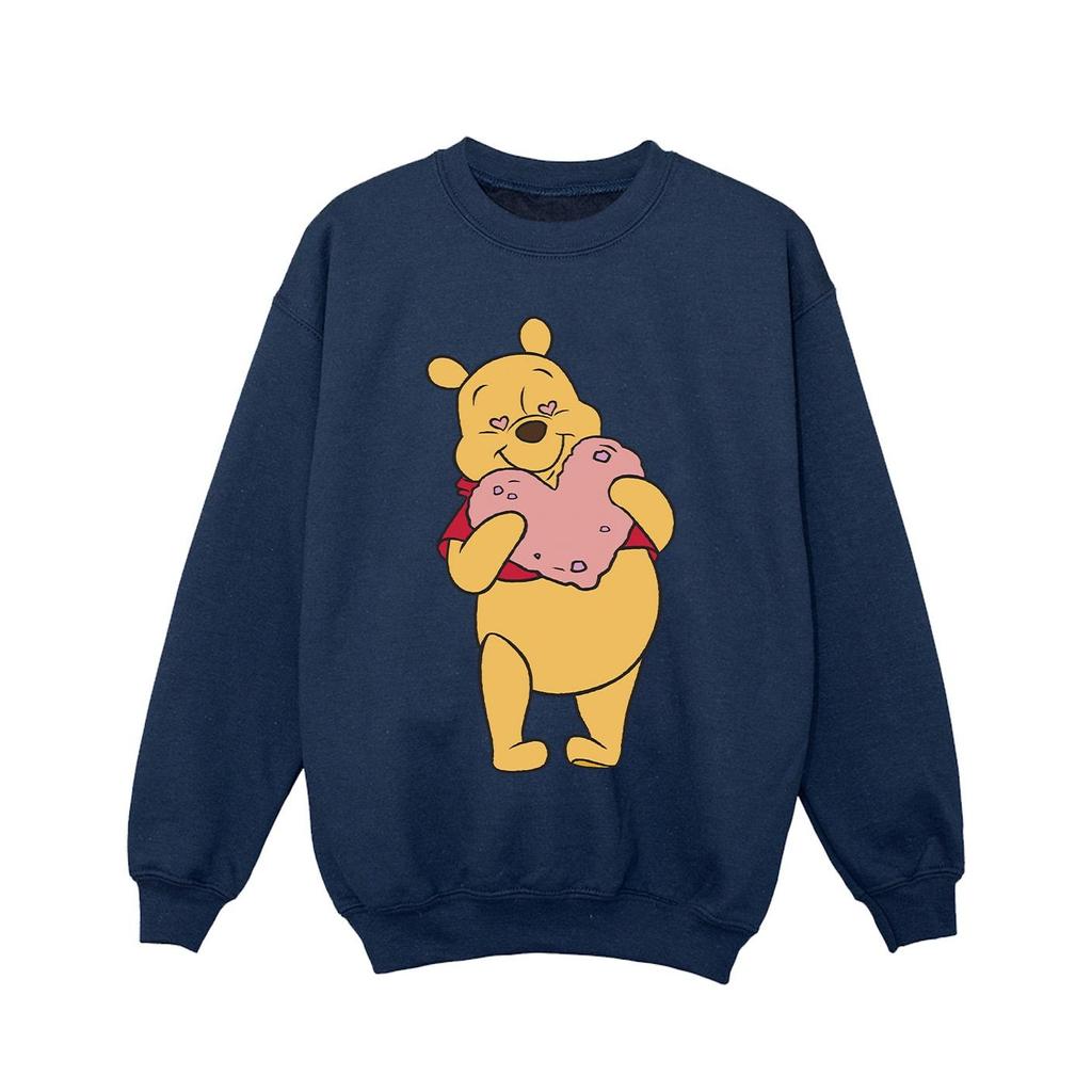 Disney Girls Winnie The Pooh Heart Eyes Sweatshirt