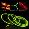 5V 108LEDs/m USB RGB LED-Neonlichtstreifen, Silikon-Bluetooth-Seil mit Fernbedienung und Musiksynchronisation, wasserdichte TV-Hintergrundbeleuchtung