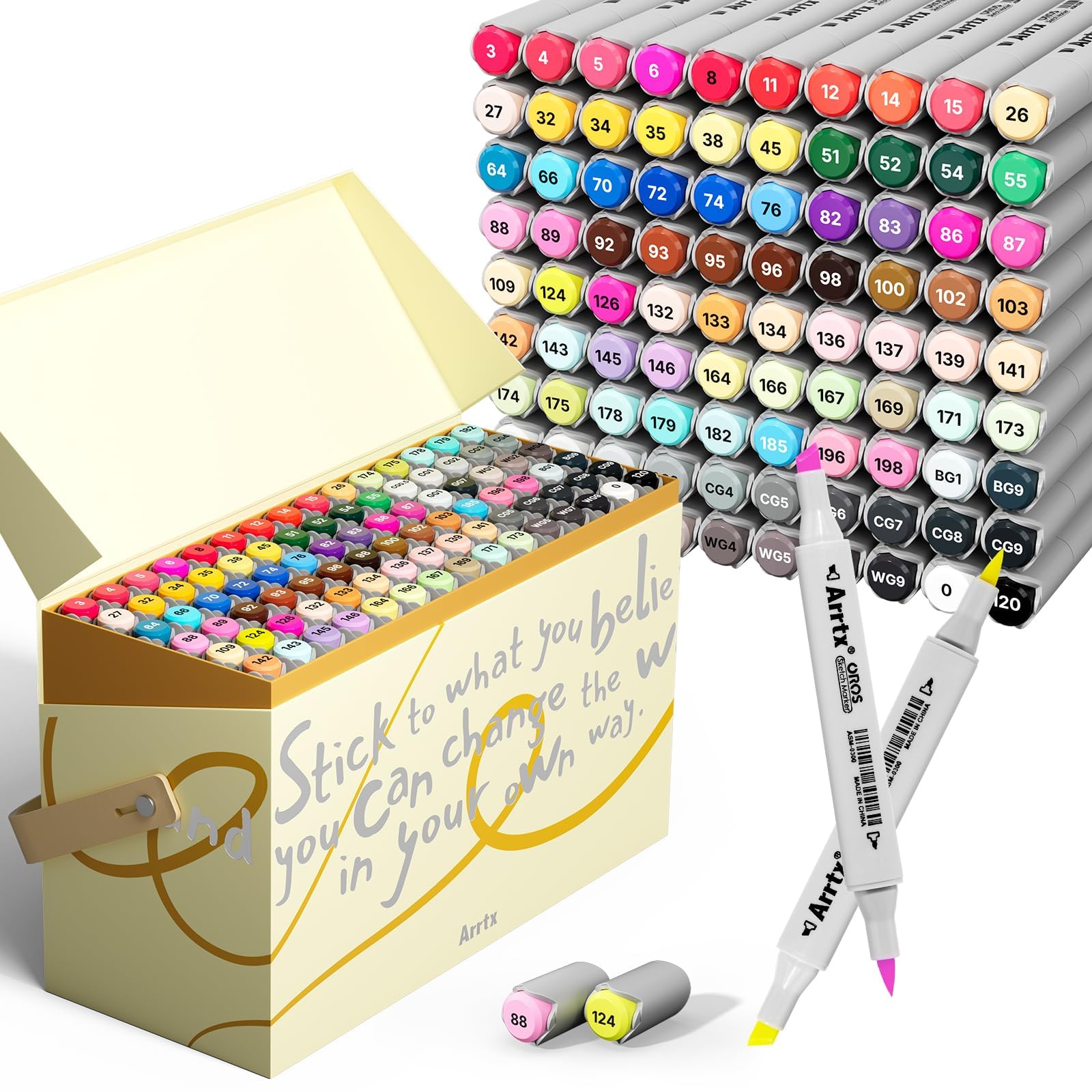 Arrtx OROS alcohol marker set with