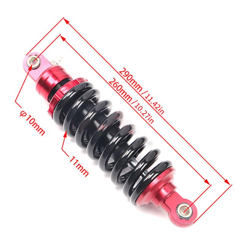260MM Shock Absorber for Motorcycle, ATV, Beach Car – Small Monkey/Bull Compatible