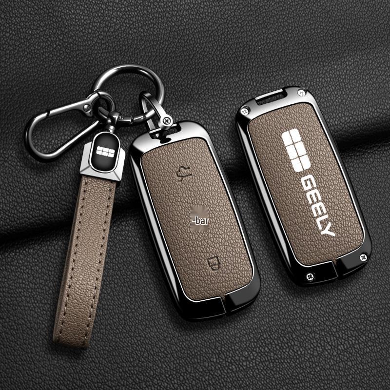 Universal Metal Key Case for Geely Galaxy L7, L6, E8 - Stylish Car Accessories for Men and Women