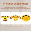 Exquisite Golden Retro Temple Fruit Tray for Worship Offerings Sacrificing Fruit Plate Decorative Plate Temple Supplies High