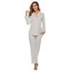 2025 Women's Modal Long Sleeve Pajama Set - Spring, Autumn, Winter Collection