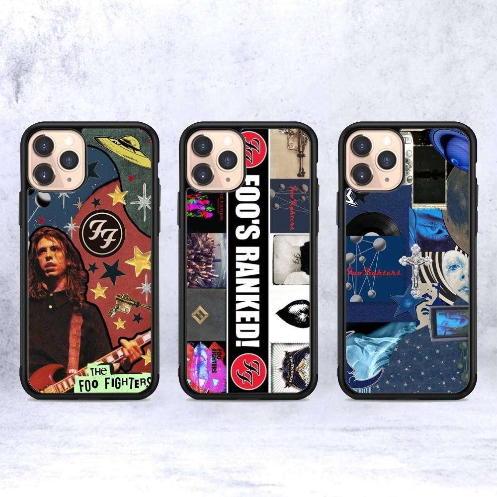 Band F-Foo F-Fighters Classic Rock Phone Case For IPhone 17 16 15 14 13 Plus 12 11 Pro Max PC+TPU Cases Back Cover