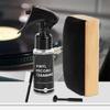 Complete 4Piece Vinyls Record Care Vinyls Record Cleaning Kit Velvet Brush for Home and Studio Use Maintenance Tool