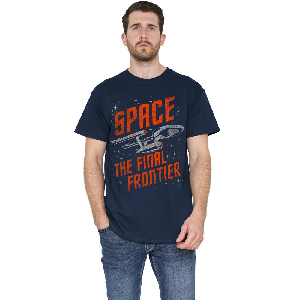 STAR TREK Mens Space Travel T-Shirt