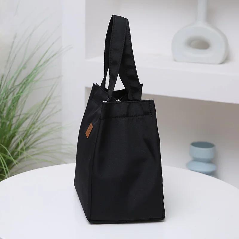 High Capacity Lunch Bag with Aluminum Foil Insulated Thermal Cooler Lunch Box Tote Picnic Travel Pouch Oxford Cloth Handbags
