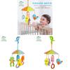 Baby Musical Rotating Bed Mobile Plush Toy For Visual And Auditory Development
