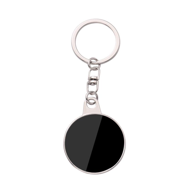 

360° Rotating Keychain Bottle Opener - DIY Blank Keyring Pendant Business Gift