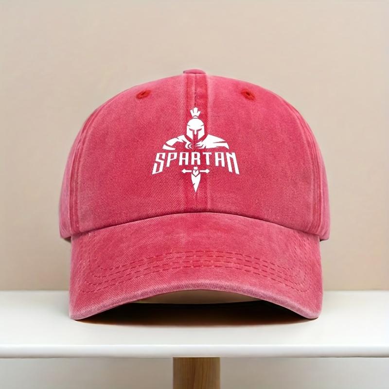 

Adjustable Spartan Print Baseball Cap Unisex Sun Hat