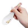 Kutani Traditional Spoon with Rabbit Gift for Wedding Favors Japanese-made ware/Kutani Gosai/Hokuriku craft/Cute Design, 14cm,