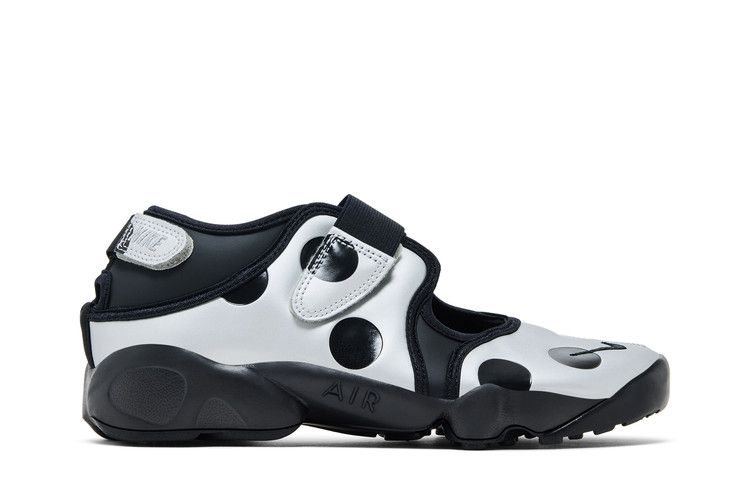 Nike Wmns Air Rift 'Polka Dots Black Metallic Silver'