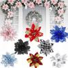 Christmas Flower Tree Garland Xmas Wreath Fireplace Door Decor Room Ornament
