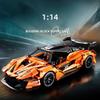 Non-Toxic 1:14 Technical City Super Sports Racing Car Diy Model Building Blocks Toy Birthday Christmas Halloween Gifts For Kid Adult