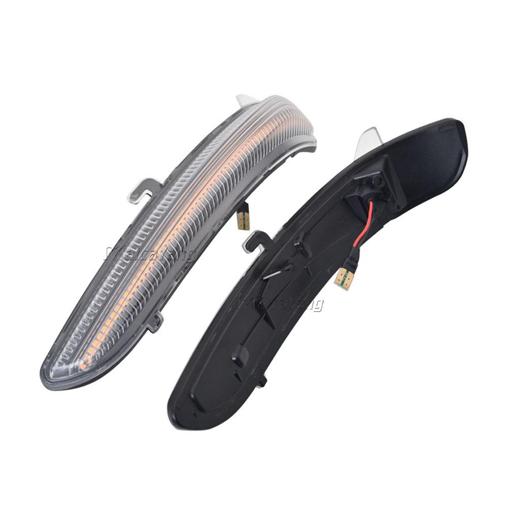 2 Pieces For Peugeot 208 2008 2012-2020 Citroen C3 Dynamic Turn Signal Light LED Side Mirror Indicator Blinker Lamp Car StylingTurn Signal 2
