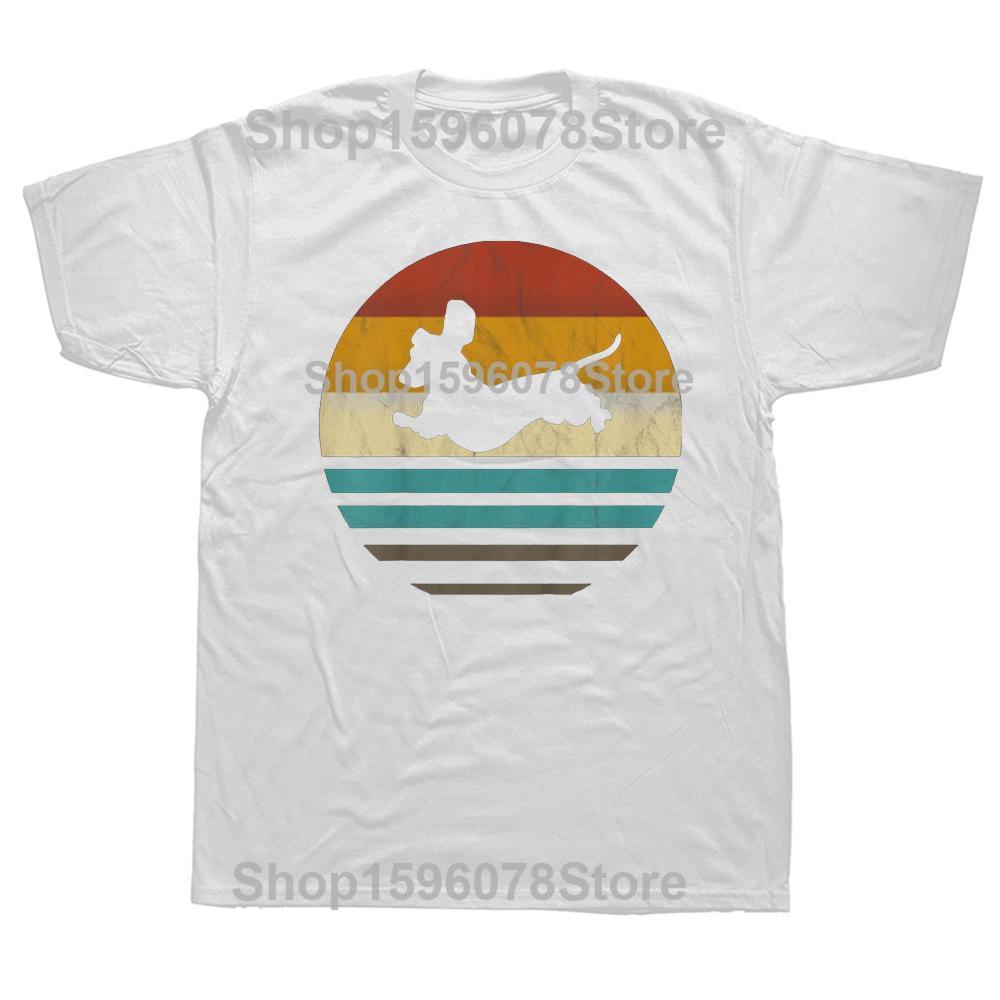 Funny Dachshund Vintage Retro Dog Love T Shirts Short Sleeve Birthday Gifts Mens Clothing Fashion Casual Loose Oversized T Shirt