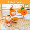 Orange Keychain Plush Doll With Pp Cotton Filling For Women And Men Accessories