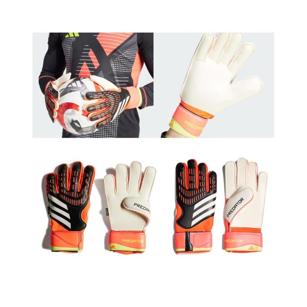 

Перчатки вратаря Adidas Predator Перчатки для взрослых и детей Iq4036 In1599 02 Adult blackorangesize 8