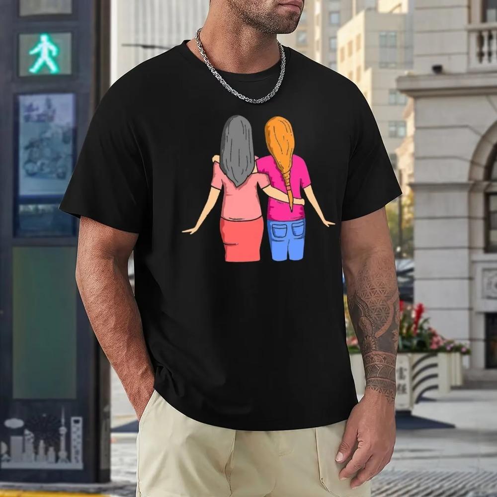 Mother's Day Mother Daughter WOmen's Sport T-shirt Harajuku Campaign Tees Classic Fitness Sarcastic USA Size