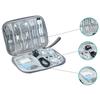 Multifunctional Waterproof Travel Storage Bag for Cables, Chargers, Power Banks, and Earphones