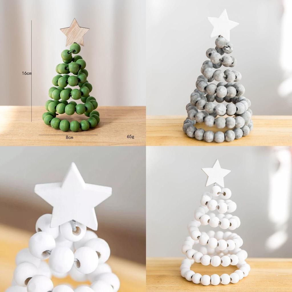Creative Nordic Wooden Christmas Tree Tabletop Decoration Festive Ornament For Holiday Cheer
