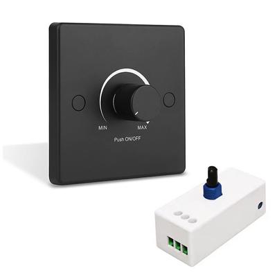 Generic LED Dimmer Switch - Easy Installation and Easy Wiring, for 12-24V Dimmable Lights, Moderate Size To Fit Control