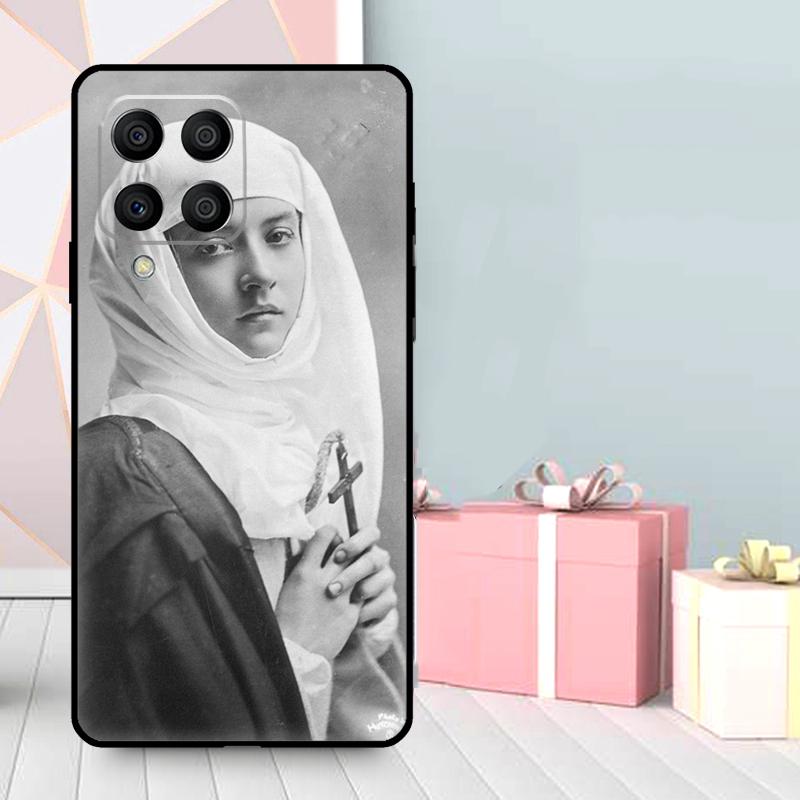 Sister Nun Kiss Case For Samsung Galaxy M06 M11 M31 M14 M34 M54 M12 M32 M52 M15 M13 M16 M36 M56 M53 M35 M55