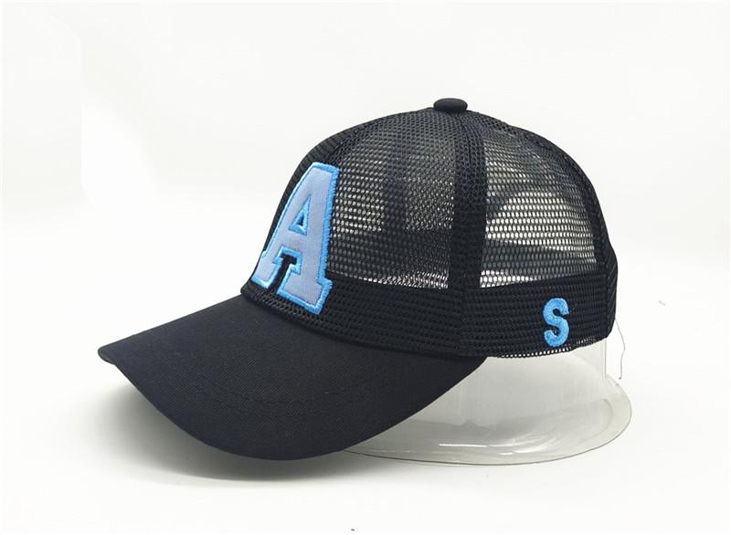 Summer autumn Kid Boy Cartoon Letter Embroidered Baseabll Caps Children Girls Outdoor Leisure Mesh Sport hats