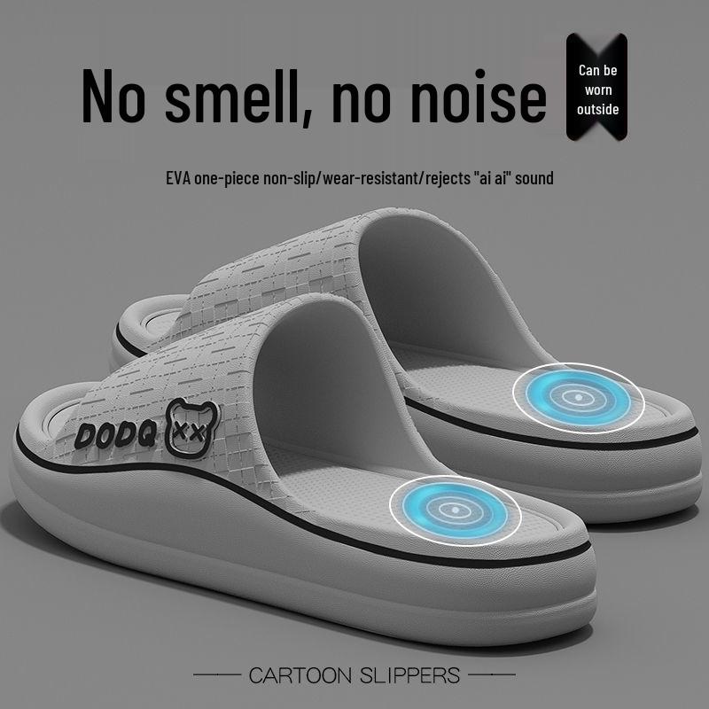 

Мужские летние домашние тапочки из ЭВА без запаха на толстой подошве, нескользящие 44-45 [Fits 43-44]