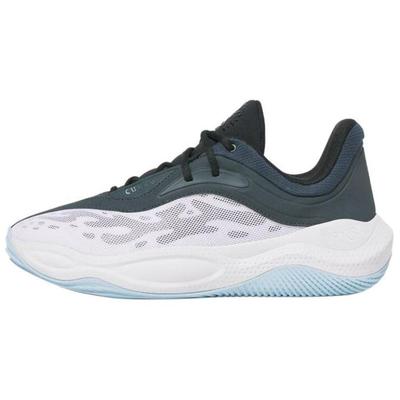 Chaussures de Basketball Basses Antidérapantes Résistantes à l'Usure Curry Splash Unisexes Baskets Noir Blanc 3028460-001