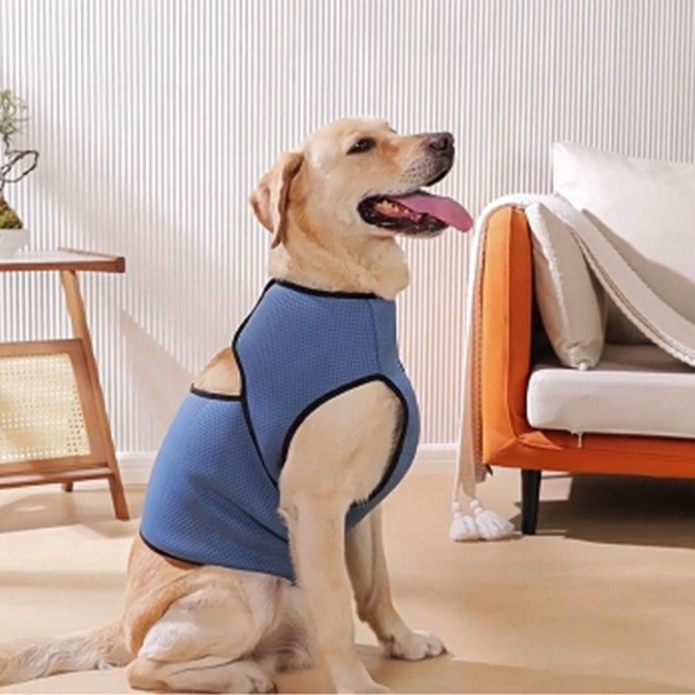 Breathable Dog Anxiety Vest Adjustable Dog Chest Back Clothing Pet Calming Shirt  Travel