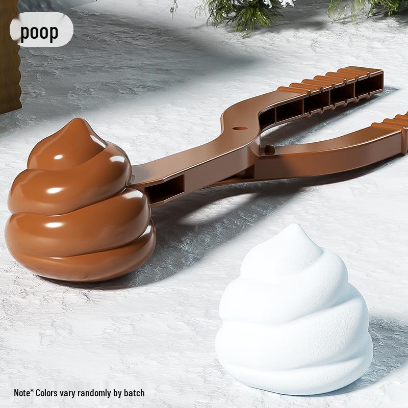 Children's Winter Snowball Maker: Duck Mold & Snowman Tool Set