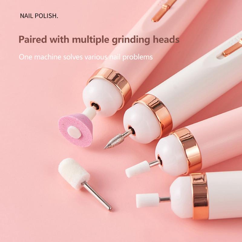 Nail Set, 5 In1 Electric Nail Manicure Set,Electric Professional Manicure Nail Machine With Light