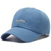 Women's Summer Small Letter Embroidered Baseball Cap Men's Outdoor Sun Hat Cap Visor Hats Fishing Hat Peak Cap