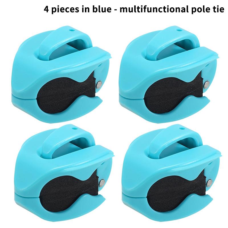 Neu 2-8 Stück Tragbarer Angelrutenhalter Angelruten-Fixierer Wandmontierte Angelruten-Gurte Klemme Multifunktionale Rutenhalter-Werkzeuge