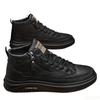 New high top Men's Shoes Casual comfort leather shoes Lace up Fashion board shoe Trendy waterproof Male Boots Zapatos Homme