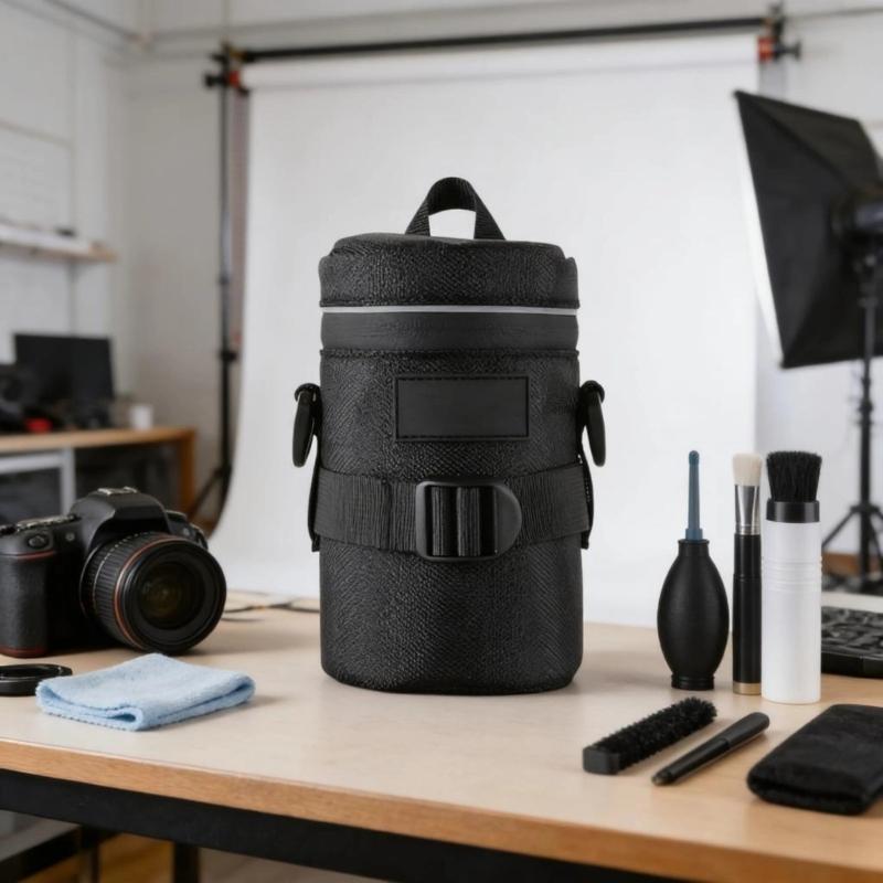 Waterproof Camera Lens Case Pouch With Thick Padding For DSLR Camera Lens Bag Compactly Design For Outdoor Photography
