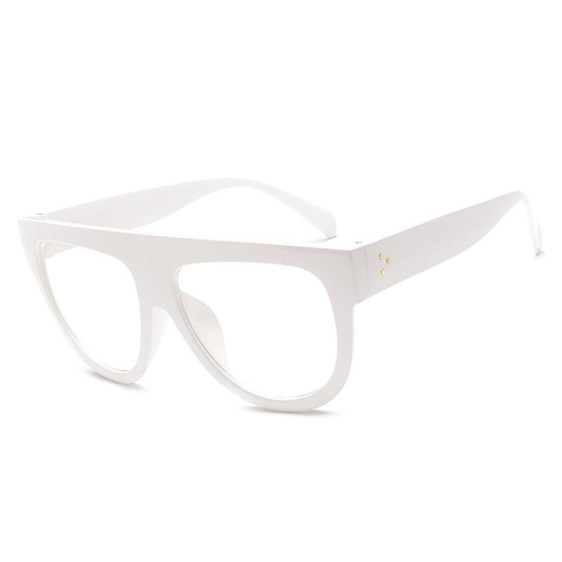 shades with white frame