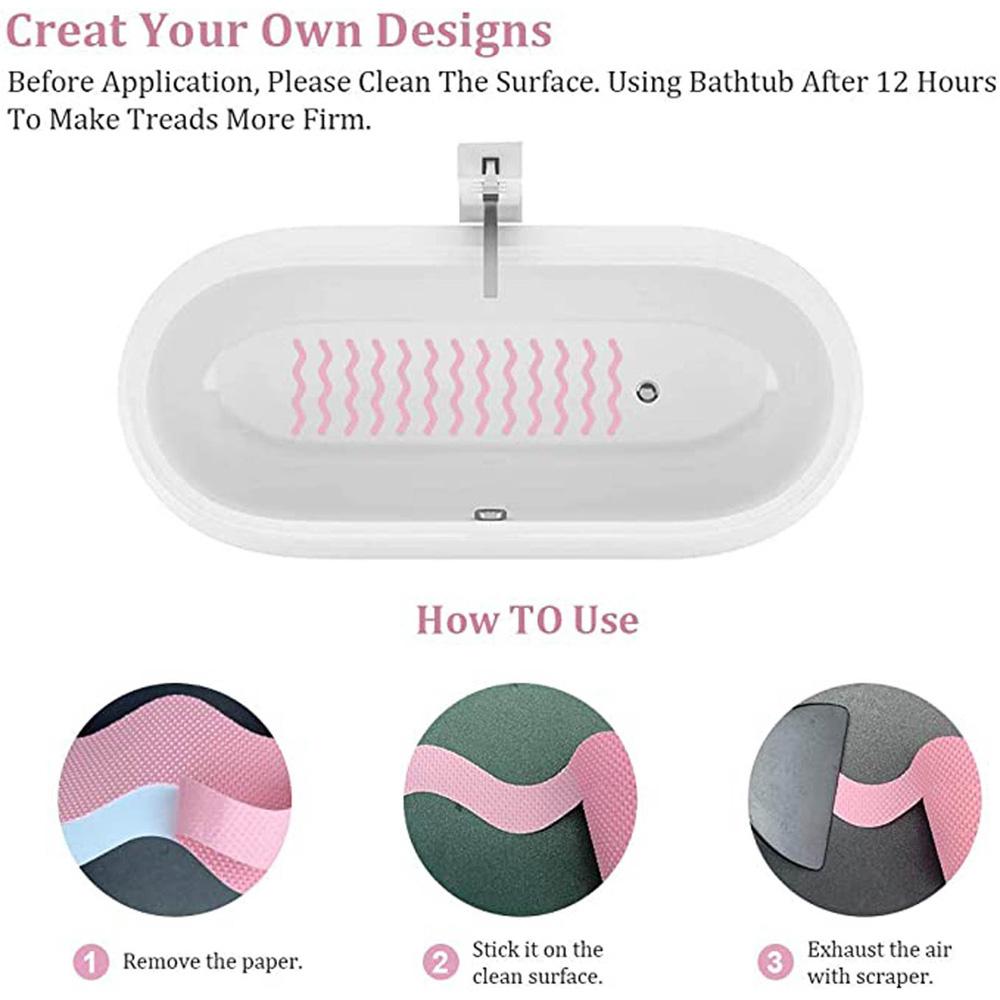 Adhesive Pad Carpet Bathtub Stair Anti Slip Tape Non Slip Sticker Bathroom Product Floor Strip