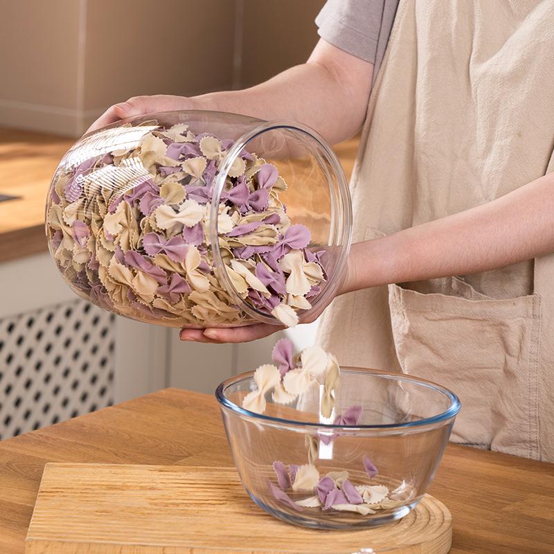 Versiegelter PET-Fünf-Korn-Müsli-Aufbewahrungsbehälter - Hohe Transparenz, Insekten- & Feuchtigkeitsgeschützter Teebehälter