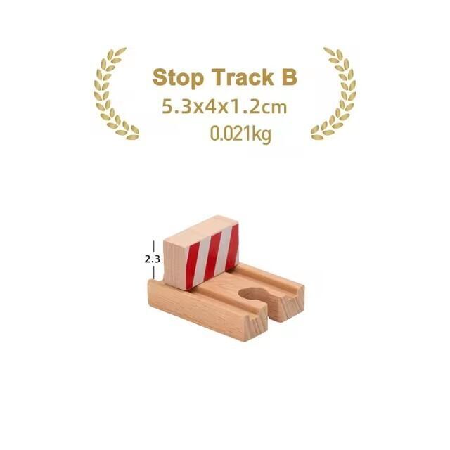 All Kinds of Wooden Track Accessories Beech Wood Railway Toys Fit For Brand Wooden Train Tracks Education Toys For Children