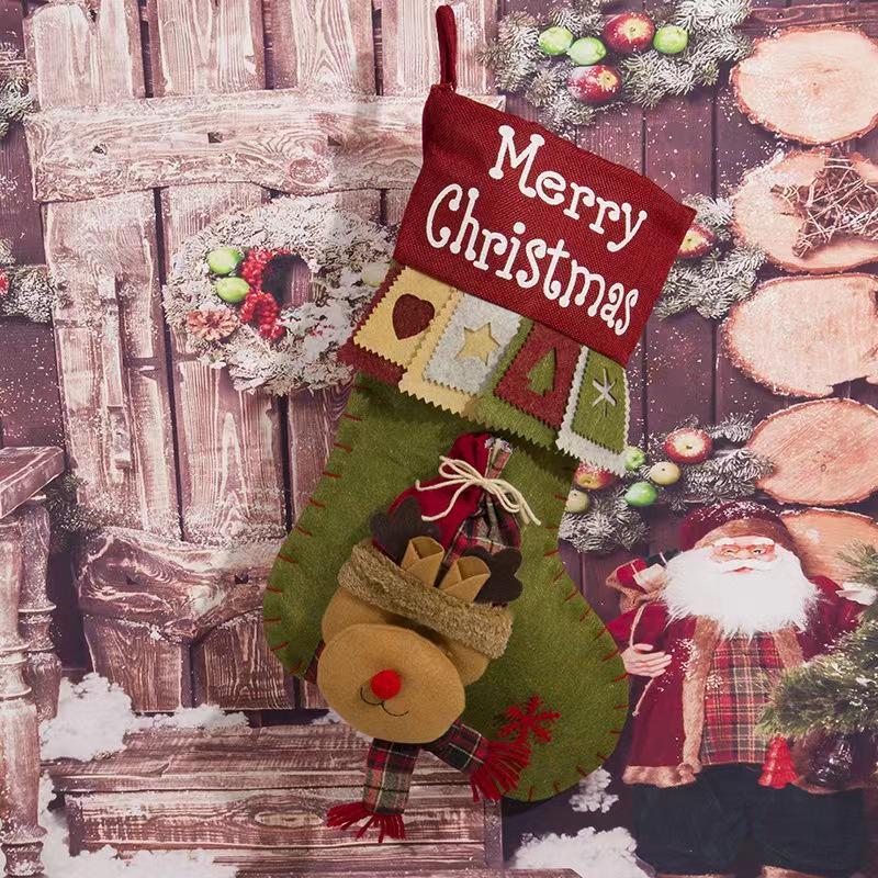 Julgransstrumpa Prydnad: Liten present- och godispåsehänge