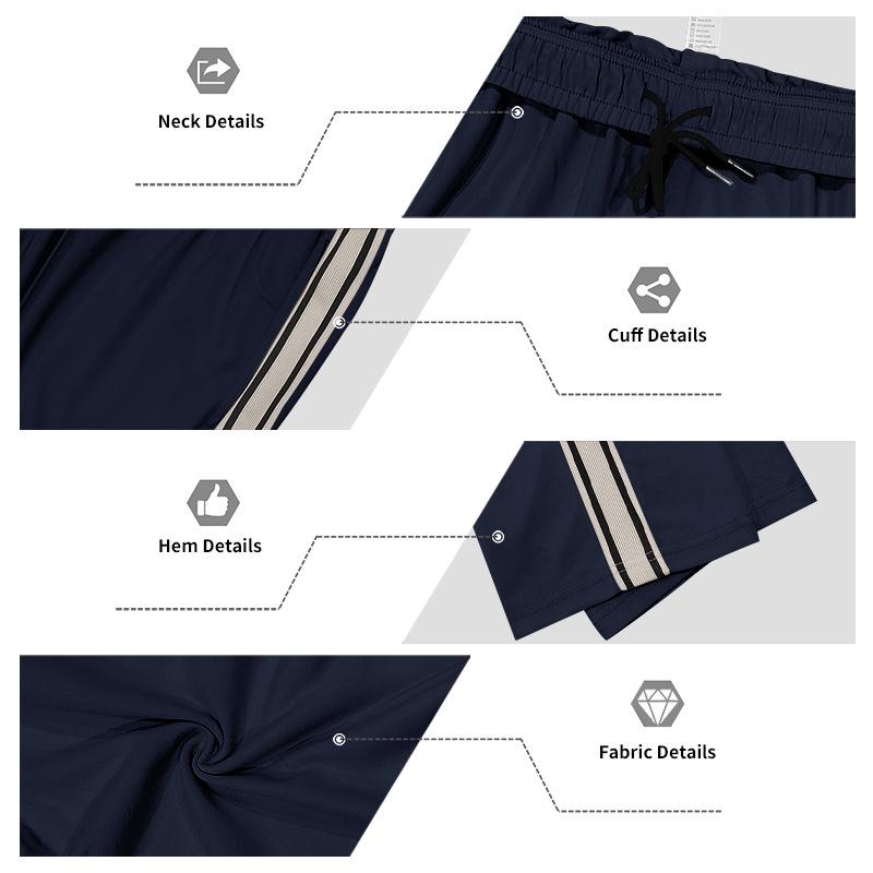 Pantaloncini Sportivi Estivi da Uomo in Maglia Traspirante con Elastico a Rete Sette Quarti Larghi da Spiaggia Uomo