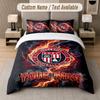 Set de Lenjerie de Pat Personalizat cu Model Stoke City FC, Text cu Nume Imprimat 1 Față de Plapumă plus 2 Fețe de Pernă Textile pentru Casă