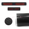 Side Step Guard Scuff Protect Sheet Car Carbon Fiber Door Guard Sticker for Daihatsu Mira Move Canvas pieces for one Parts Red Reflective Tape Gino,