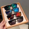 Classic New Large Frame Sunglasses Fashionable Men's Retro Square Frame Sunglasses Women's Outdoor UV-blocking Driving Glasses