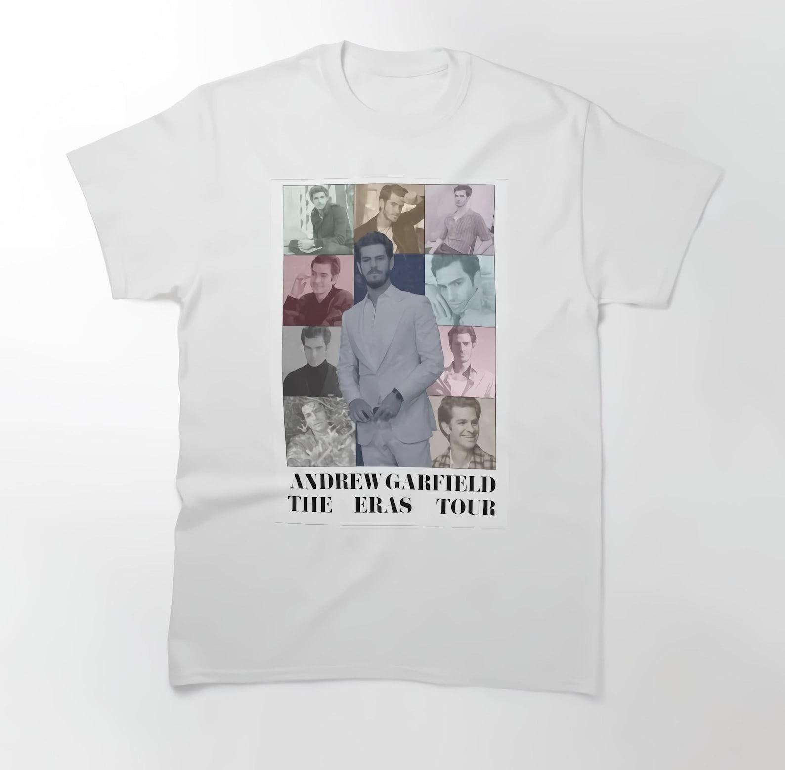 andrew garfield the eras tour White T shirt Size S-4X Casual S
