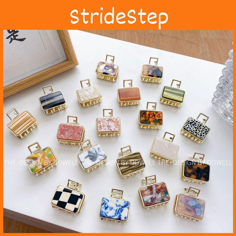 Elegant Vintage Square Hair Clip For Women Acetate Alloy Hairpin In Assorted Colors Trendy Geometric Hair Accessory