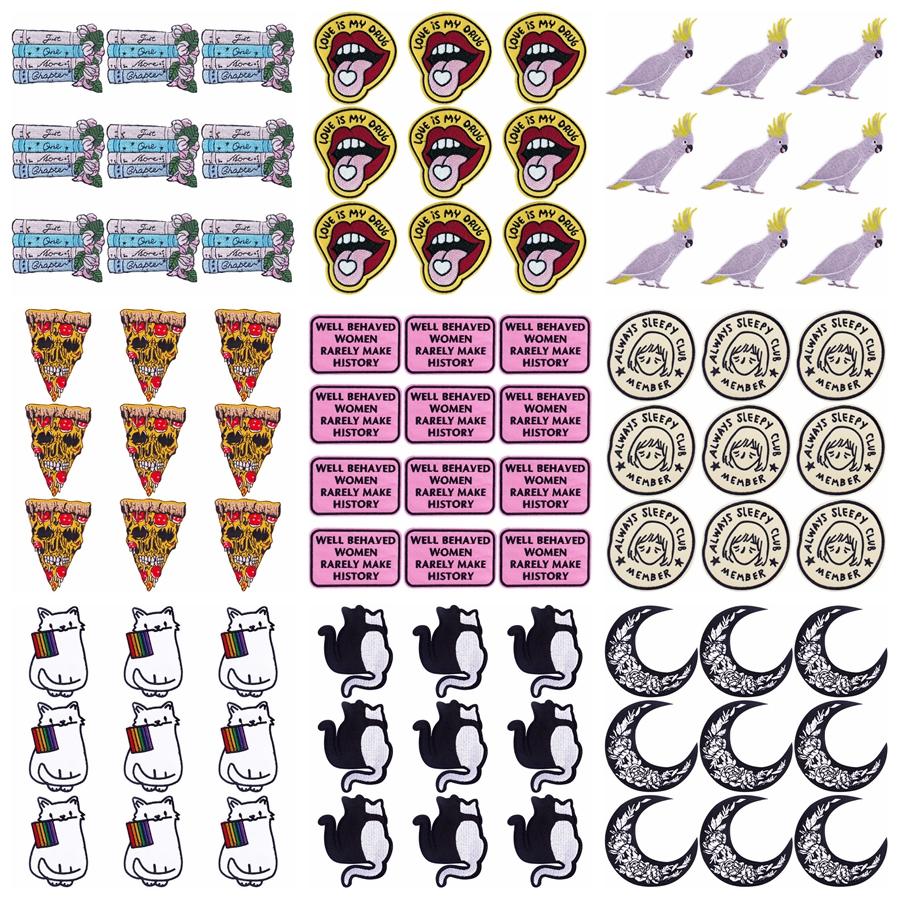 

10 шт./лот, оптовая продажа, вышивка, железные нашивки для одежды, нашивки для одежды, куртки, декор, аппликация, принадлежности для шитья